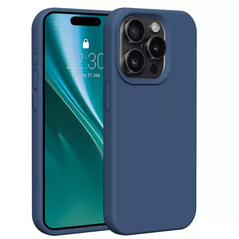 Etteri Silicone case iPhone 15 Pro 6,1" tok, kék