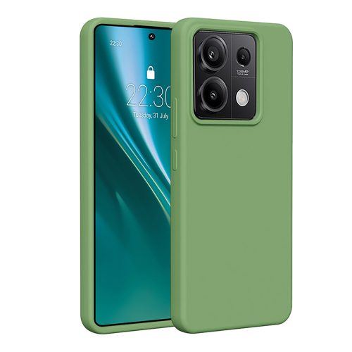 Etteri Silicone case for Xiaomi Redmi Note 13 Pro 5G tok, zöld