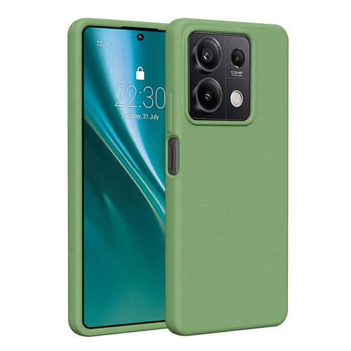 Etteri Silicone case for Xiaomi Redmi Note 13 5G tok, zöld