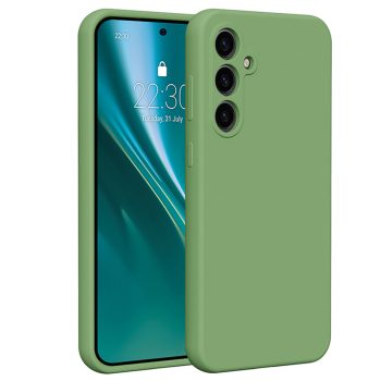 Etteri Silicone case Samsung Galaxy S23 FE tok, zöld