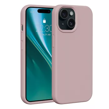 Etteri Silicone case iPhone 15 6,1" tok, rózsaszín