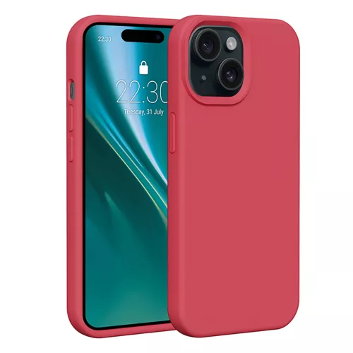 Etteri Silicone case iPhone 15 6,1" tok, piros