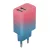 Setty hálózati töltő 2x USB 18W LSIG-AA-20 , rózsaszín-turquoise gradient