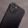 Shine Case iPhone 16 Plus csillámos kameravédős hátlap, tok, fekete