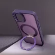 Mag Ring Rotating case iPhone 16 Plus MagSafe hátlap, tok, gyűrűs kitámasztóval, lila