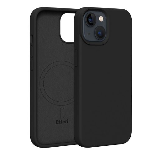 Etteri Silicone Mag case iPhone 14 6,1" tok, fekete