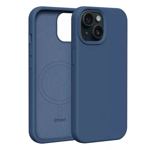Etteri Silicone Mag case iPhone 15 6,1" tok, kék