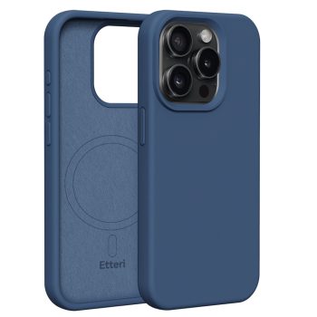 Etteri Silicone Mag case iPhone 15 Pro 6,1" tok, kék