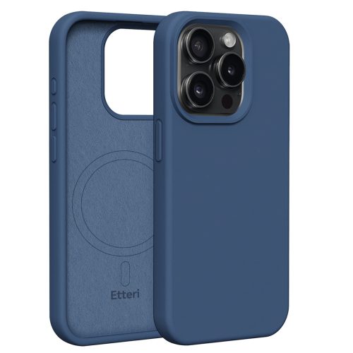 Etteri Silicone Mag case iPhone 15 Pro 6,1" tok, kék