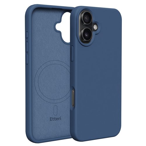 Etteri Silicone Mag case iPhone 16 6,1" tok, sötétkék