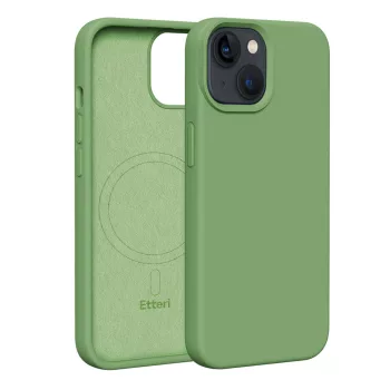 Etteri Silicone Mag case iPhone 14 6,1" tok, zöld