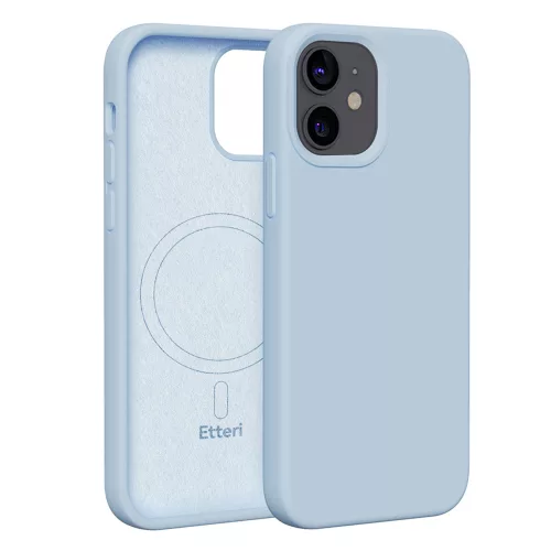 Etteri Silicone Mag case iPhone 12 / 12 Pro 6,1" tok, kék