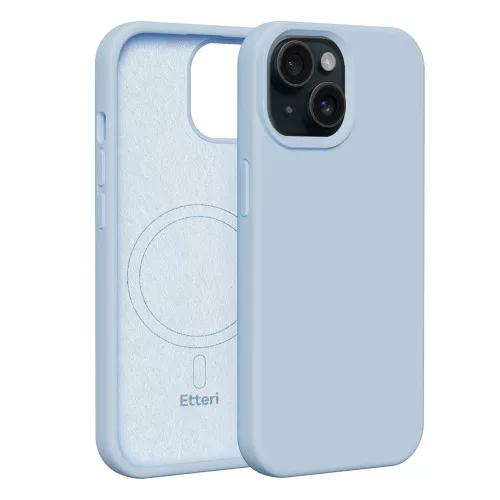 Etteri Silicone Mag case iPhone 15 6,1" tok, kék