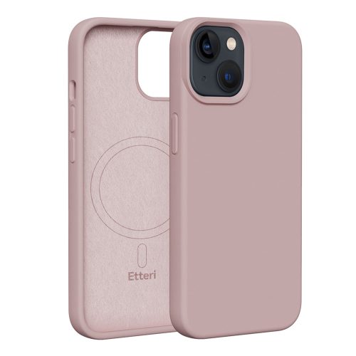 Etteri Silicone Mag case iPhone 13 6,1" tok, rózsaszín