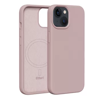   Etteri Silicone Mag case iPhone 14 6,1" tok, rózsaszín