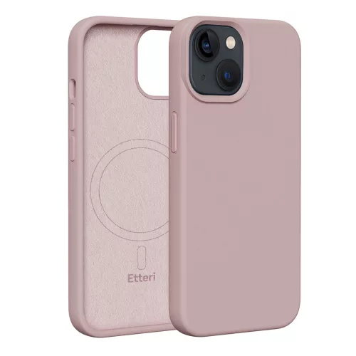 Etteri Silicone Mag case iPhone 14 6,1" tok, rózsaszín
