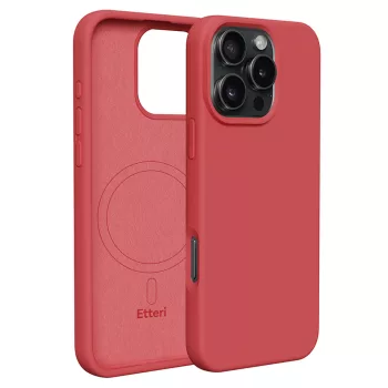   Etteri Silicone Mag case iPhone 16 Pro Max 6,9" tok, piros