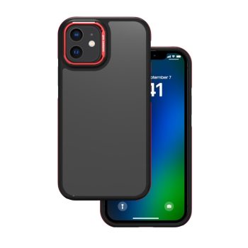 Crystal Black case iPhone 12 / 12 Pro 6,1" tok, piros