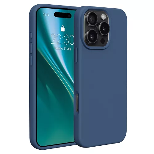 Etteri Silicone case iPhone 16 Pro Max 6,9" tok, sötétkék