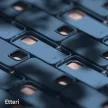 Etteri Silicone case iPhone 16 Pro 6,3" tok, sötétkék