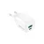 Forever TC-08-20AC GaN PD QC hálózati töltő 1x USB-C 1x USB 20W, fehér