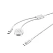 XO wireless vezeték nélküli töltő CX030, fehér Apple Watch USB-C -USB-C kábellel
