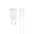 XO hálózati töltő CE30 PD 30W 1x USB-C 1x USB, fehér + kábel USB-C - USB-C