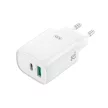 XO hálózati töltő CE29 PD 20W 1x USB-C 1x USB, fehér