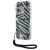 Karl Lagerfeld KLHCP16SHZBPKCCK iPhone 16 6.1" IML Zebra Pattern & Cord tok, fekete
