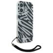 Karl Lagerfeld KLHCP16SHZBPKCCK iPhone 16 6.1" IML Zebra Pattern & Cord tok, fekete