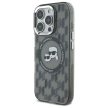 Karl Lagerfeld case iPhone 16 Pro 6,3" KLHMP16LHMCKMHK tok, fekete Hard IML Monogram Karl&Choupette Head MagSafe