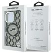 Karl Lagerfeld case iPhone 16 Pro 6,3" KLHMP16LHMCKMHK tok, fekete Hard IML Monogram Karl&Choupette Head MagSafe