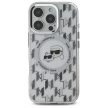Karl Lagerfeld case iPhone 16 Pro 6,3" KLHMP16LHMCKMHT tok, átlátszó Hard IML Monogram Karl&Choupette Head MagSafe