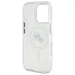 Karl Lagerfeld case iPhone 16 Pro Max 6,9" KLHMP16XHLSKCH Hard IML Metal Karl&Choupette Head MagSafe tok, fehér