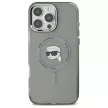 Karl Lagerfeld KLHMP16XHLSKIK iPhone 16 Pro Max 6.9" tok, fekete IML Metal Karl Head MagSafe