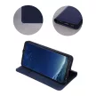 Genuine Leather Smart Pro Samsung Galaxy A36 5G tok, sötétkék