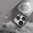 Etteri Matt Mag Ring case iPhone 16 Pro Max 6,9" tok, szürke
