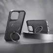 Etteri Matt Mag Ring case iPhone 15 Pro 6,1" tok, fekete