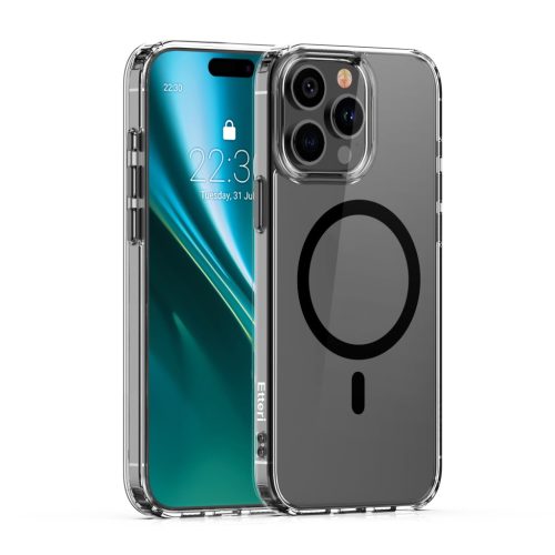 Etteri Color Mag case iPhone 12 / 12 Pro 6,1" tok, fekete