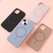 Silicone Thin Mag case iPhone 14 6,1" tok, fekete