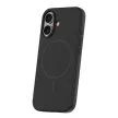 Silicone Thin Mag case iPhone 16 6,1" tok, fekete