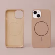 Silicone Thin Mag case iPhone 14 6,1" tok, barna
