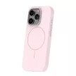 Silicone Thin Mag case iPhone 14 6,1" tok, rózsaszín