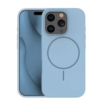 Silicone Thin Mag case iPhone 13 6,1" tok, kék