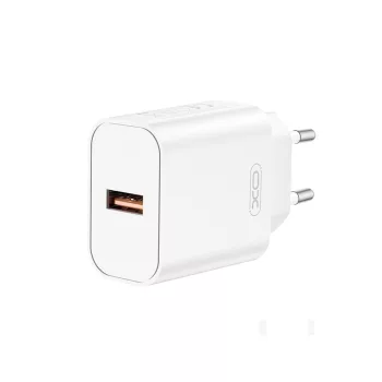 XO hálózati töltő CE33 QC 18W 1x USB, fehér