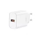 XO hálózati töltő CE33 QC 18W 1x USB, fehér