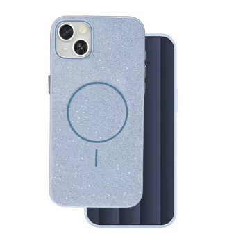 Glitter Thin Mag case iPhone 13 6,1" tok, kék