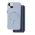 Glitter Thin Mag case iPhone 15 6,1" tok, kék