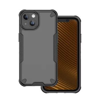 Defender Matt case iPhone 14 6,1" tok, fekete