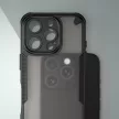 Defender Matt case iPhone 16 Pro 6,3" tok, fekete